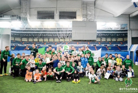 В Санкт-Петербурге открыто более 20 филиалов Футболики, в которых занимаются 656 детей